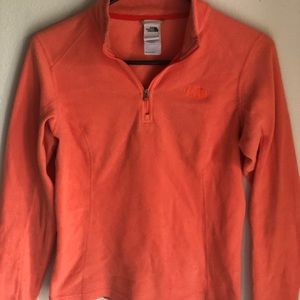The North Face 3/4 zip pullover fleece